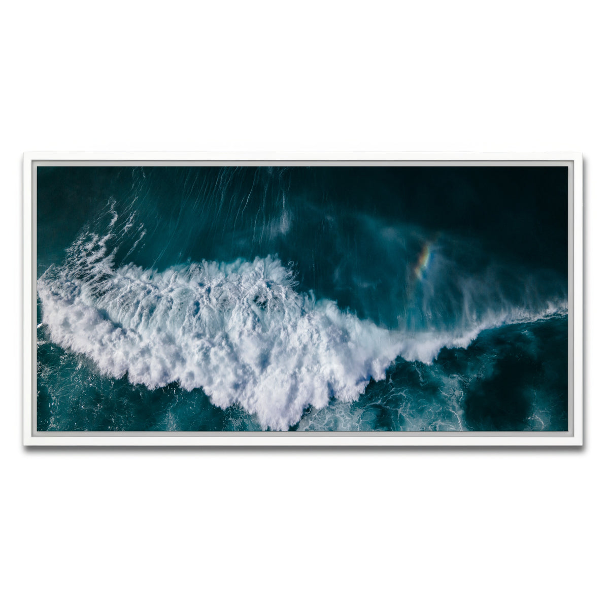 AUTO-MOCKUP WHITE | Deep Blues | 1 Piece | White Framed Canvas | group=2x1