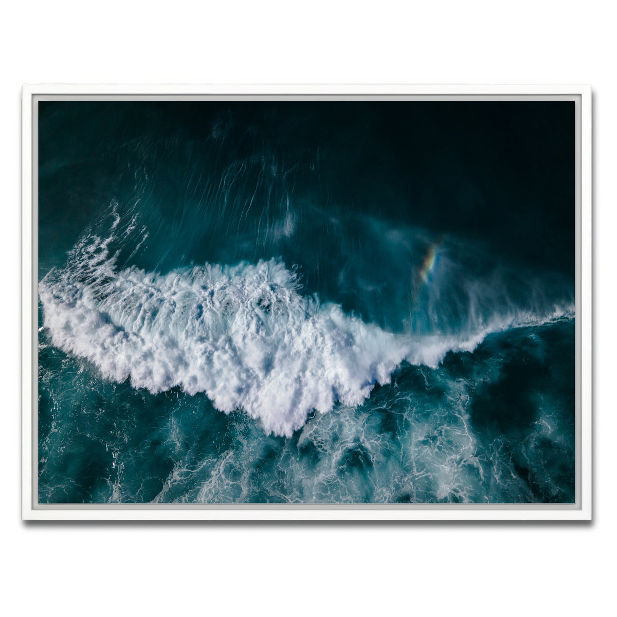AUTO-MOCKUP WHITE | Deep Blues | 1 Piece | White Framed Canvas | group=4x3