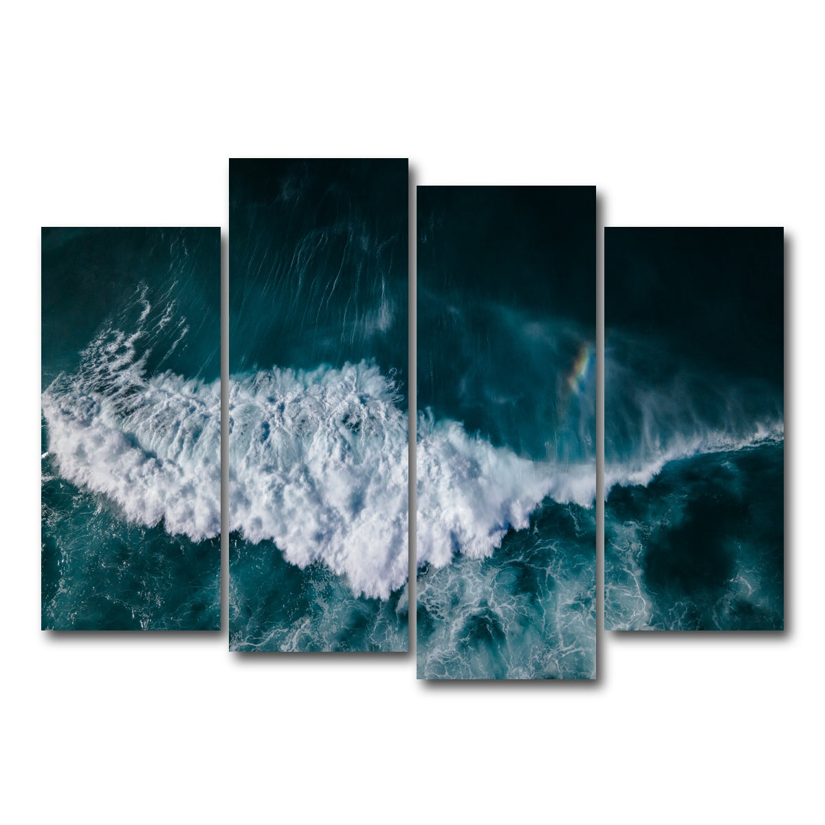 AUTO-MOCKUP WHITE | Deep Blues | 4 Piece | Gallery Wrap Canvas | group=4_normal