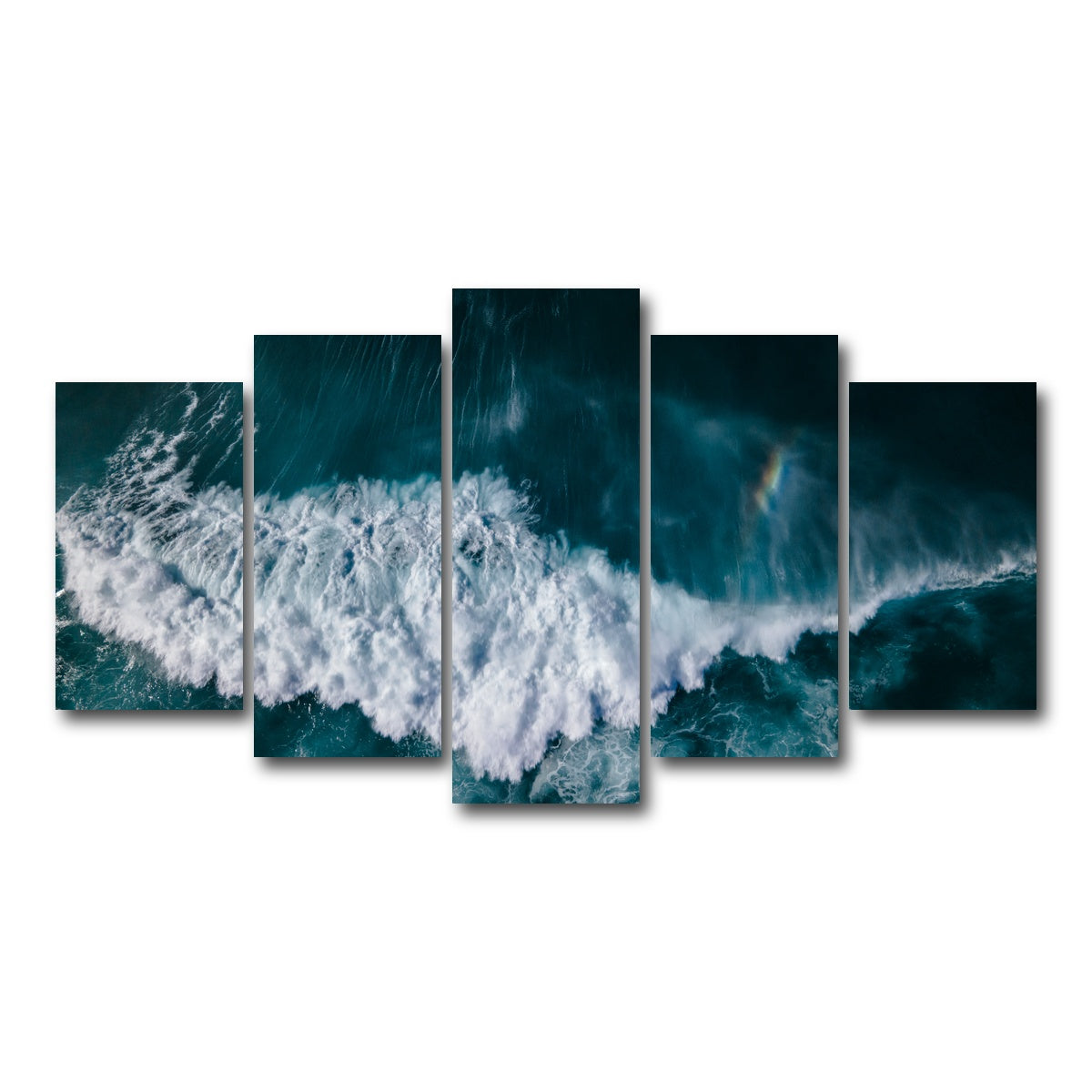 AUTO-MOCKUP WHITE | Deep Blues | 5 Piece | Gallery Wrap Canvas | group=5_normal