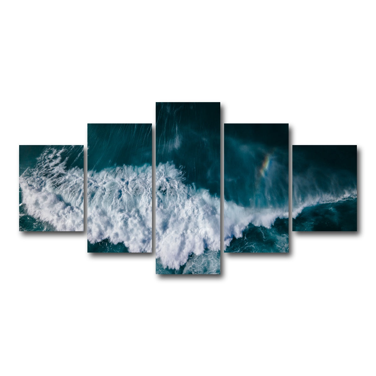 AUTO-MOCKUP WHITE | Deep Blues | 5 Piece | Gallery Wrap Canvas | group=5_short