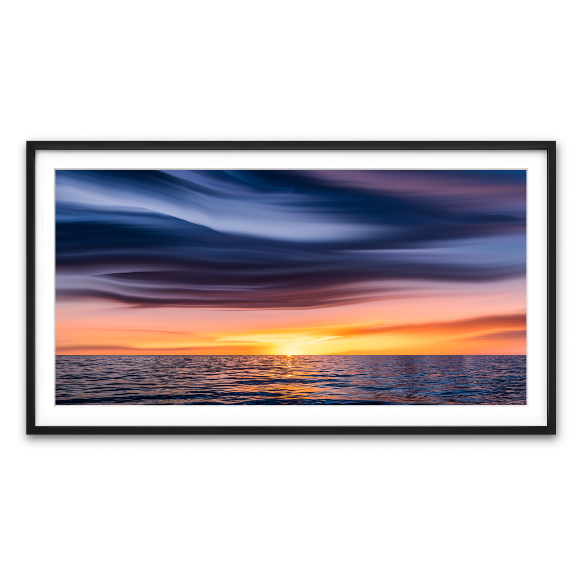 Framed Print 2x1 Black