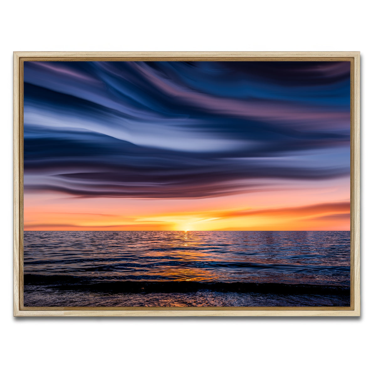 AUTO-MOCKUP WHITE | Deep Purple | 1 Piece | Natural Framed Canvas | group=4x3