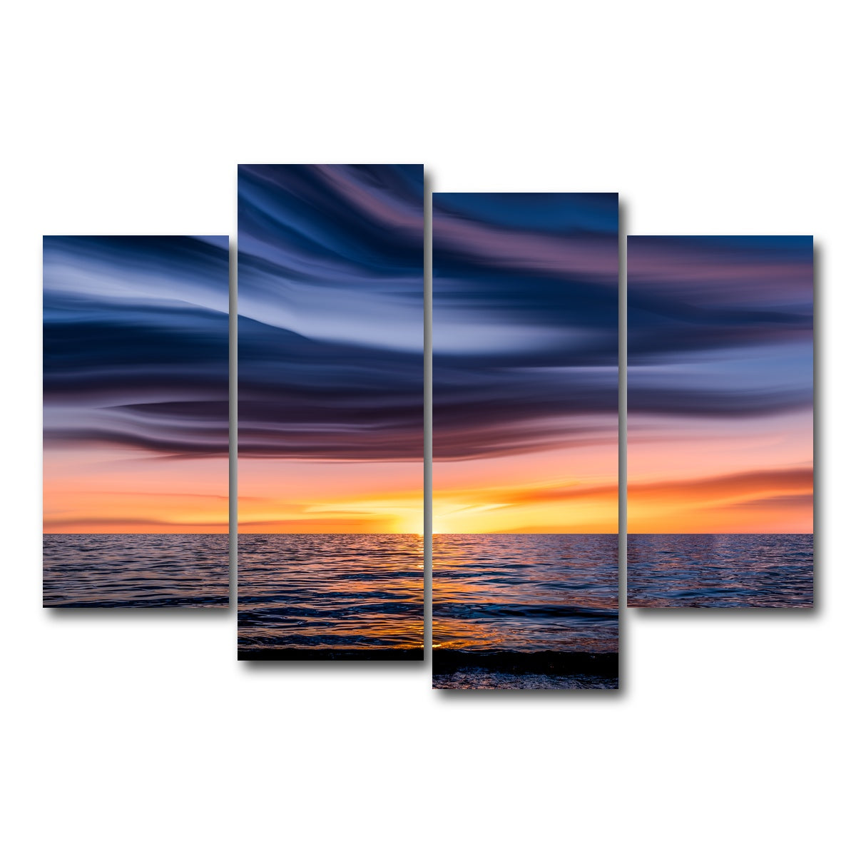 AUTO-MOCKUP WHITE | Deep Purple | 4 Piece | Gallery Wrap Canvas | group=4_short