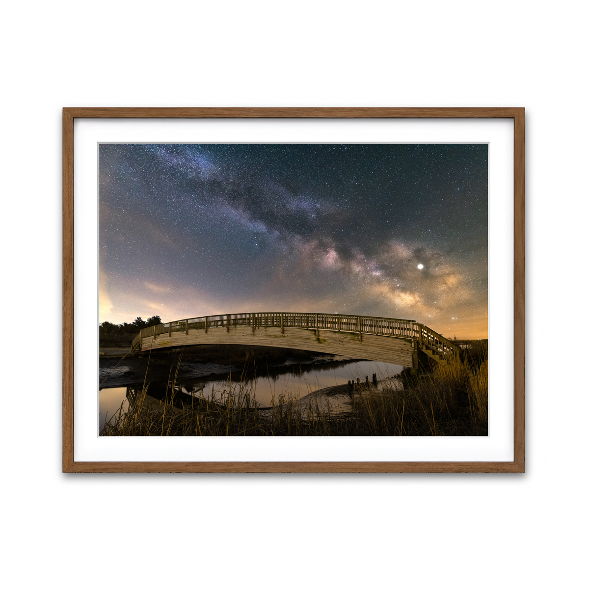 Framed Print 4x3 Walnut