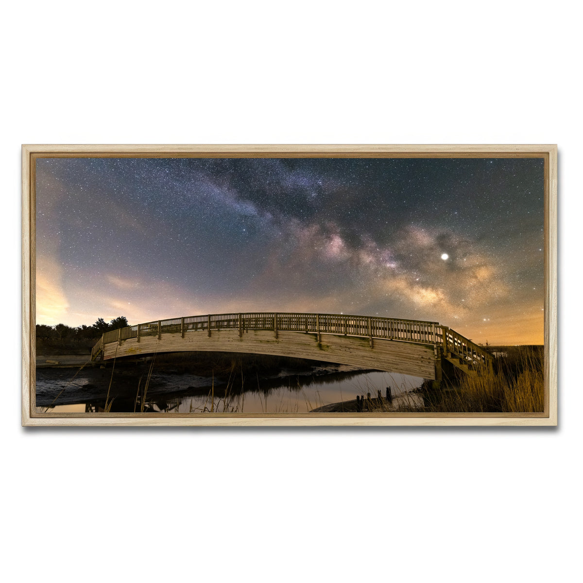 AUTO-MOCKUP WHITE | Deep Space | 1 Piece | Natural Framed Canvas | group=2x1