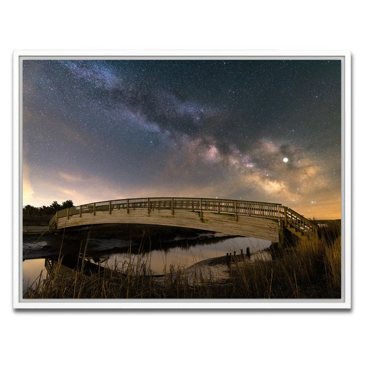 AUTO-MOCKUP WHITE | Deep Space | 1 Piece | White Framed Canvas | group=4x3