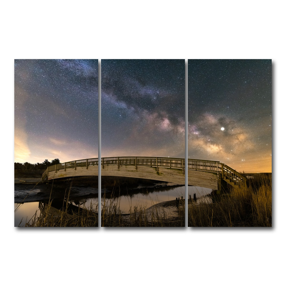 AUTO-MOCKUP WHITE | Deep Space | 3 Piece | Gallery Wrap Canvas | group=12x24