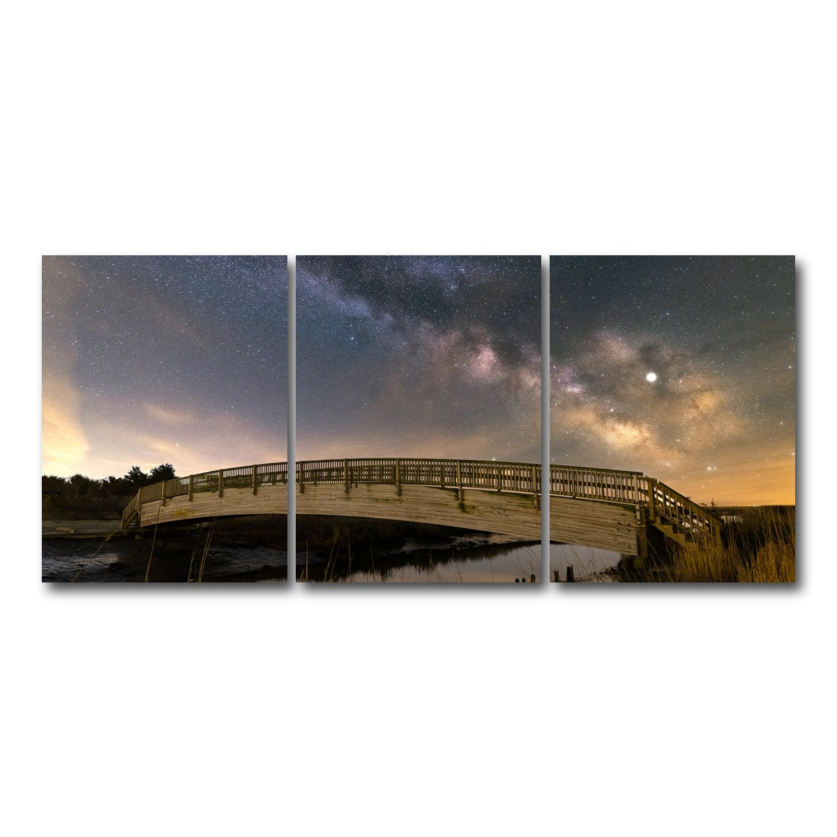 AUTO-MOCKUP WHITE | Deep Space | 3 Piece | Gallery Wrap Canvas | group=18x24