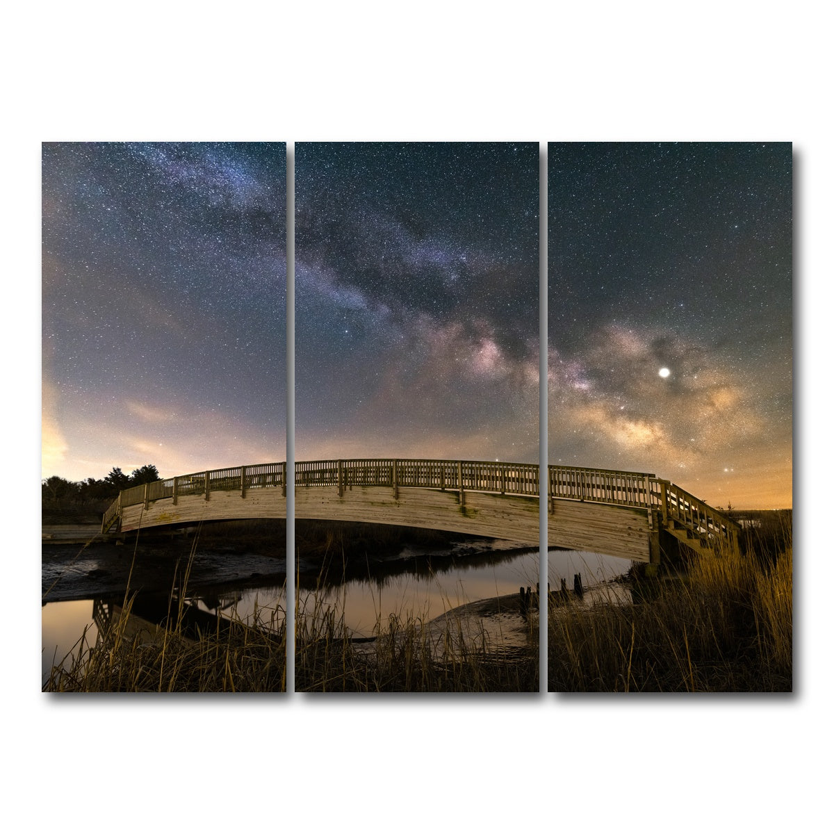 AUTO-MOCKUP WHITE | Deep Space | 3 Piece | Gallery Wrap Canvas | group=8x18