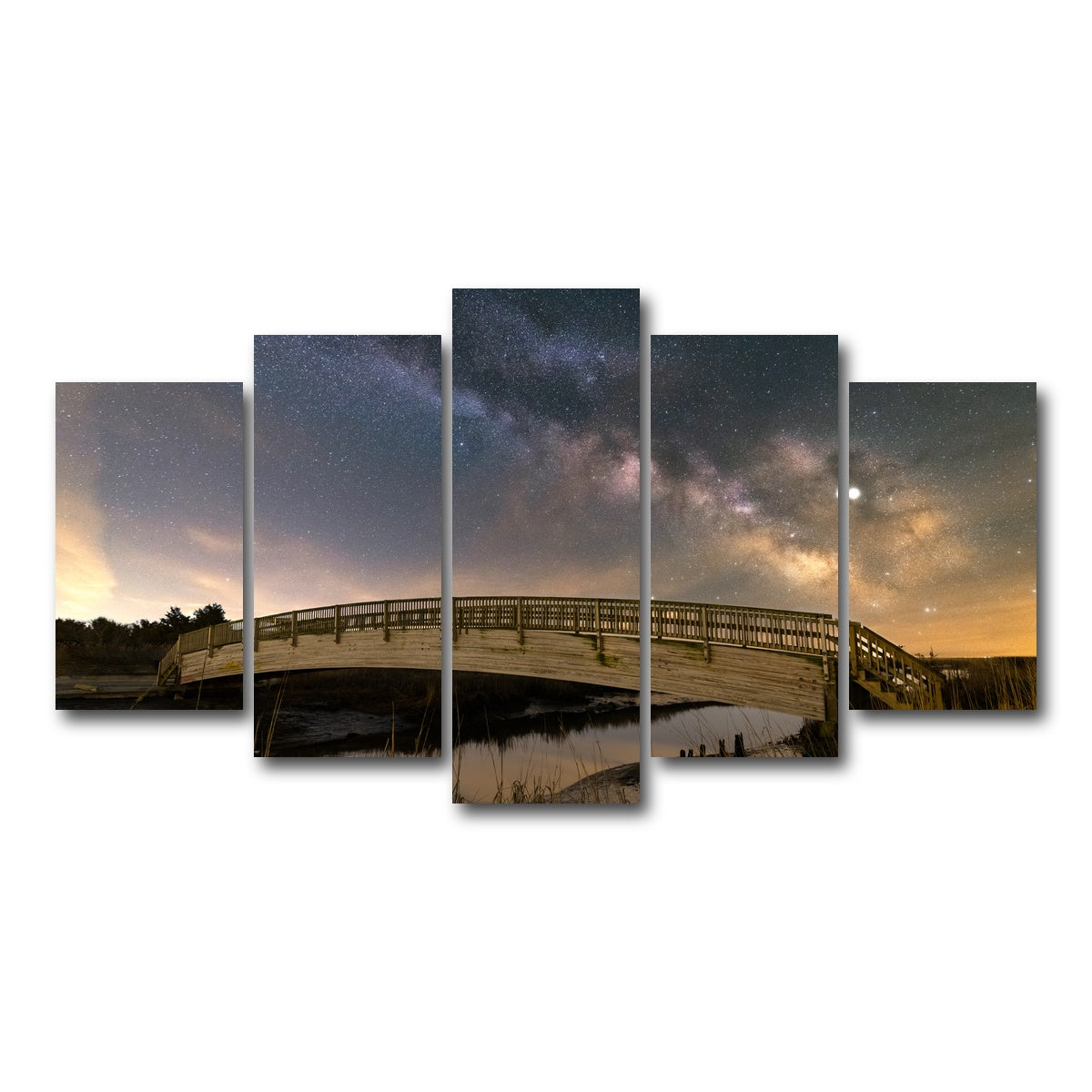 AUTO-MOCKUP WHITE | Deep Space | 5 Piece | Gallery Wrap Canvas | group=5_normal