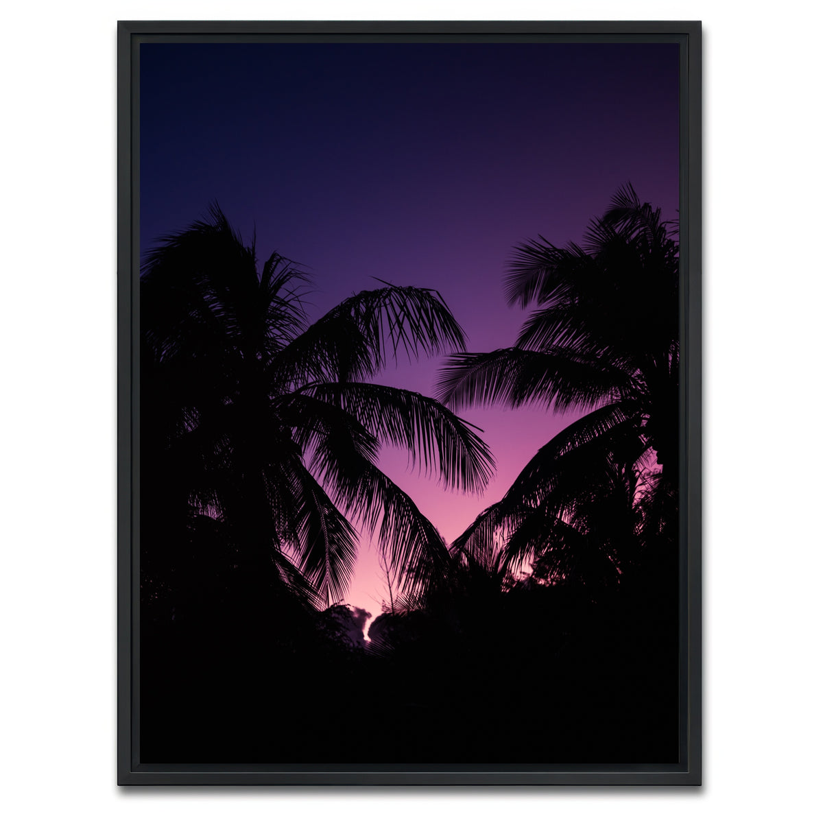 AUTO-MOCKUP WHITE | Deep Sunset | 1 Piece | Black Framed Canvas | group=3x4