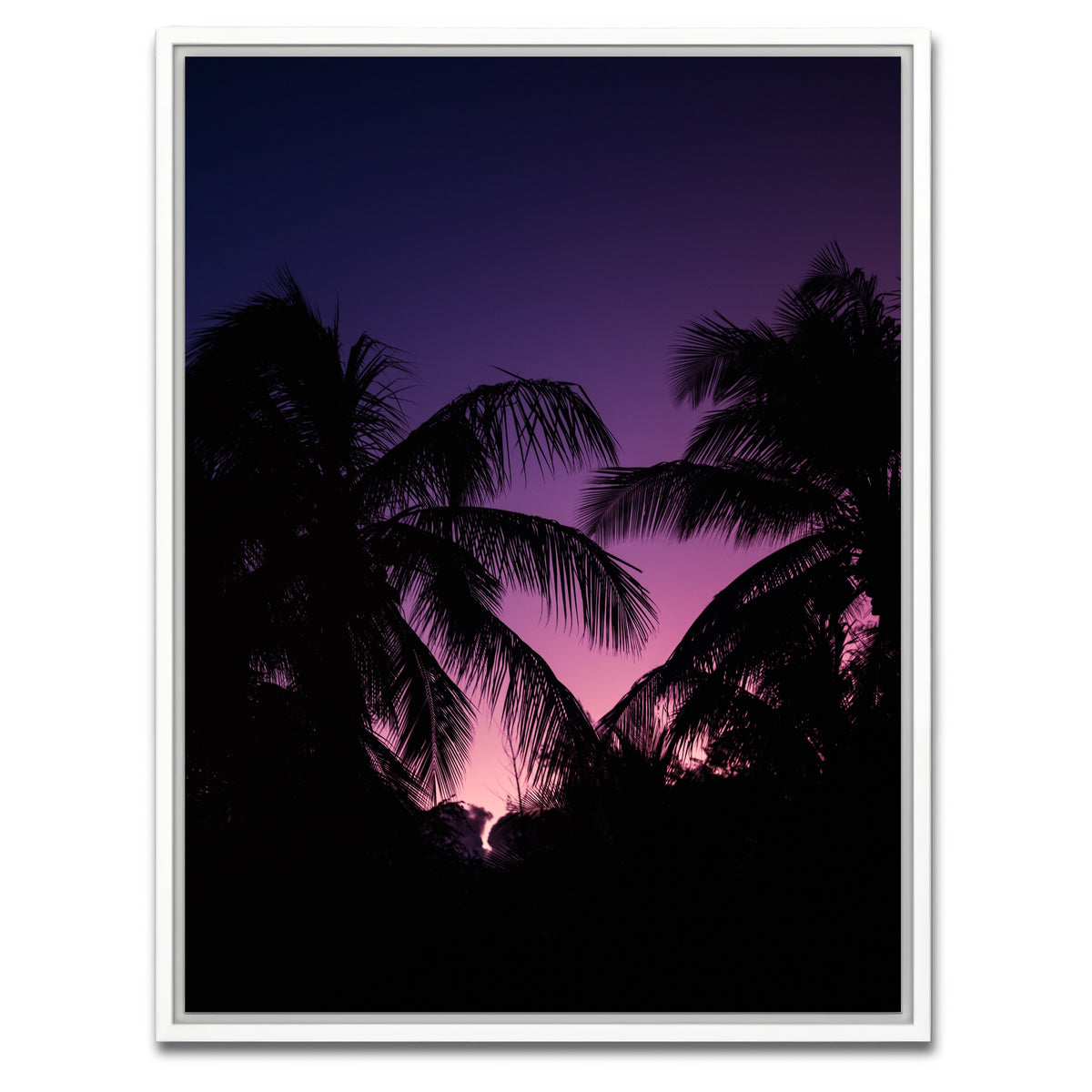AUTO-MOCKUP WHITE | Deep Sunset | 1 Piece | White Framed Canvas | group=3x4