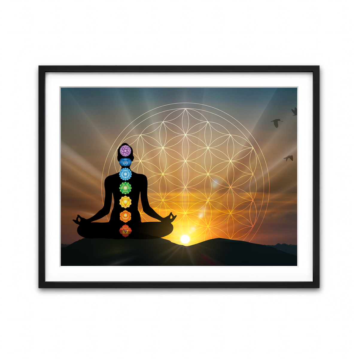 Framed Print 4x3 Black