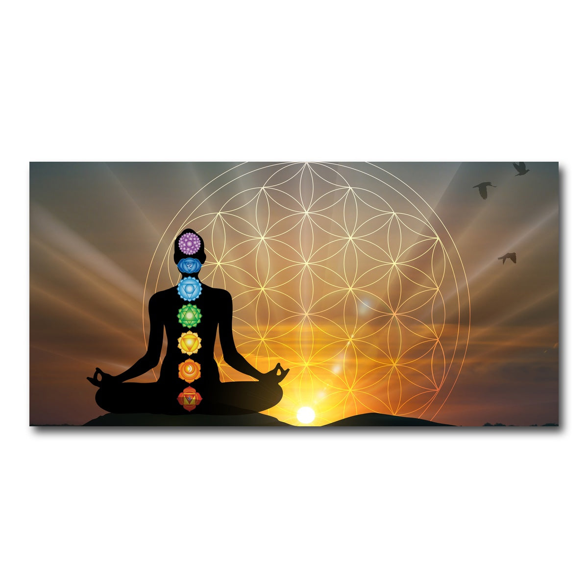 AUTO-MOCKUP WHITE | Deep meditation | 1 Piece | Gallery Wrap Canvas | group=2x1