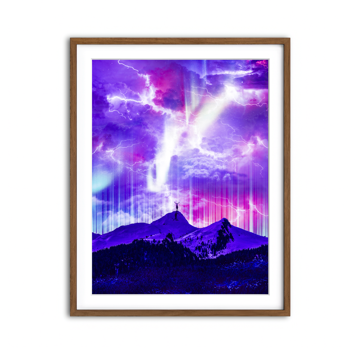 Framed Print 3x4 Walnut