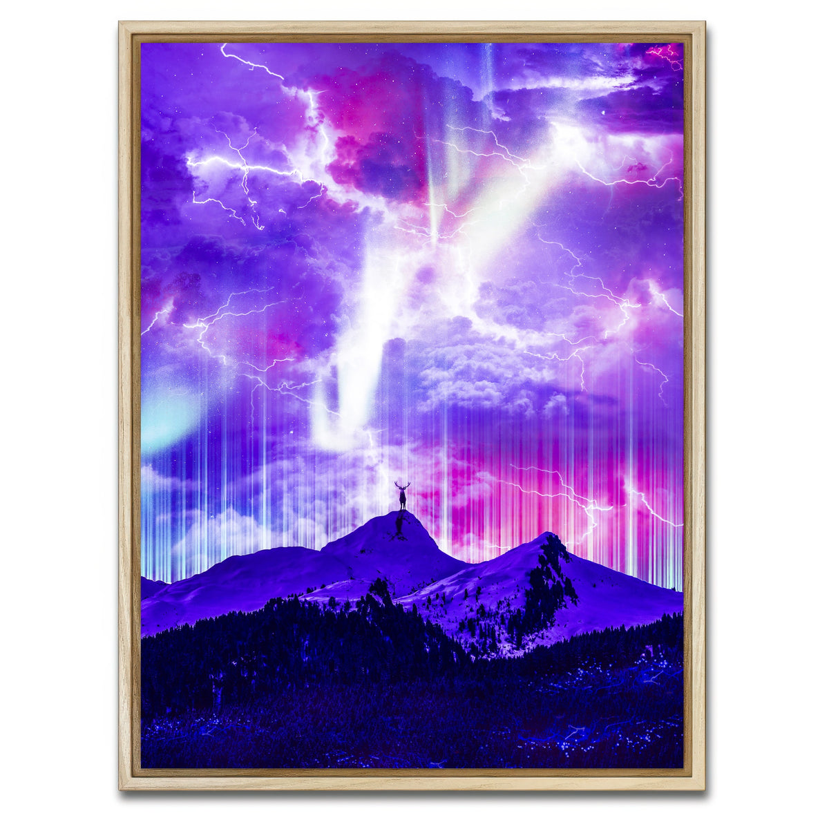 AUTO-MOCKUP WHITE | Deer Iceland | 1 Piece | Natural Framed Canvas | group=3x4