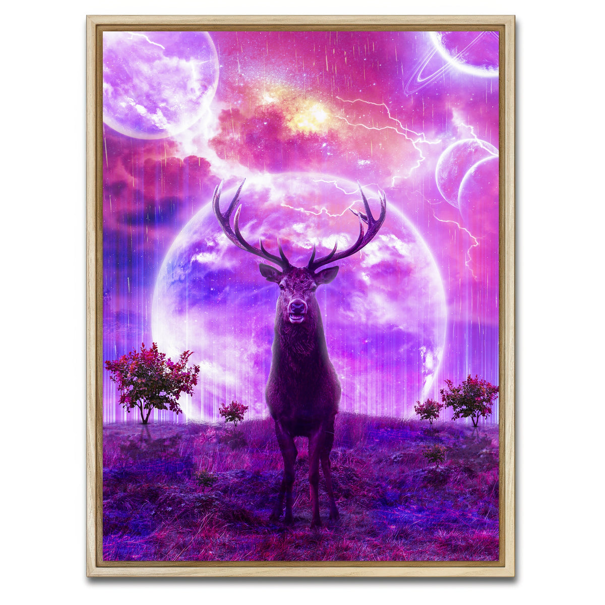 AUTO-MOCKUP WHITE | Deer Space | 1 Piece | Natural Framed Canvas | group=3x4