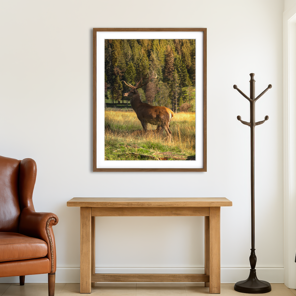 AUTO-MOCKUP ROOM | Deer Wall Art