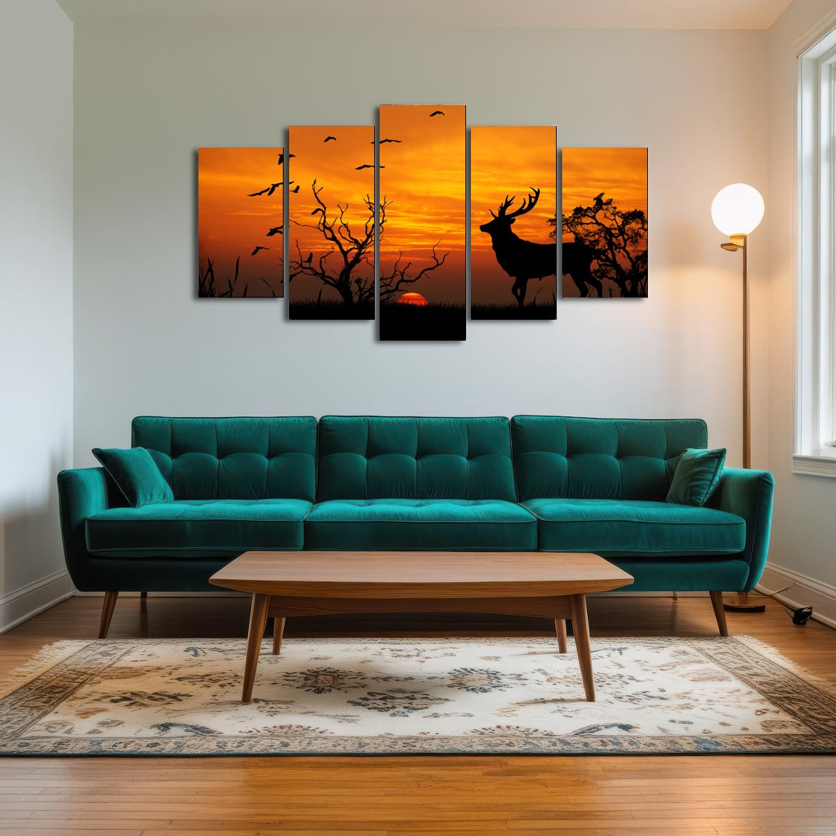 AUTO-MOCKUP ROOM | Deer in the Sunset