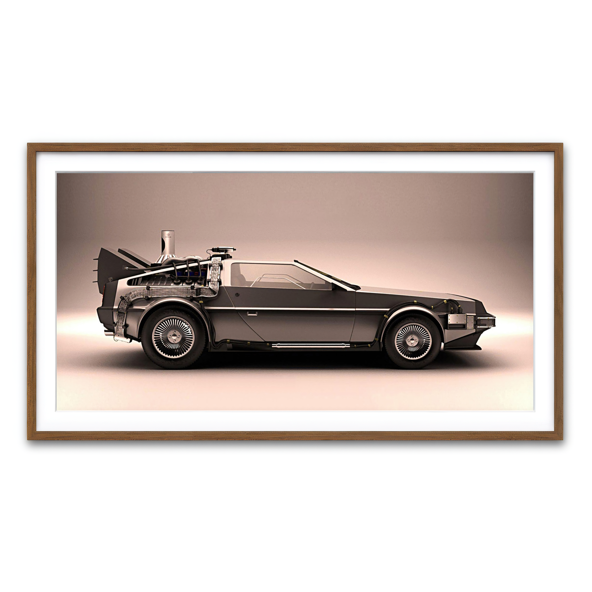 Framed Print 2x1 Walnut