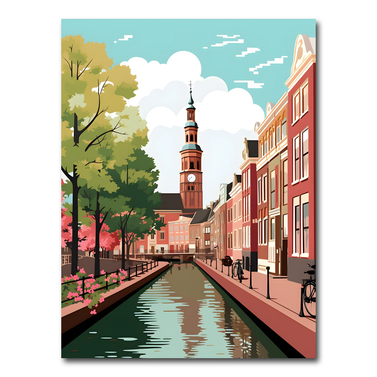 AUTO-MOCKUP WHITE | Denmark - Copenhagen | 1 Piece | Gallery Wrap Canvas | group=3x4