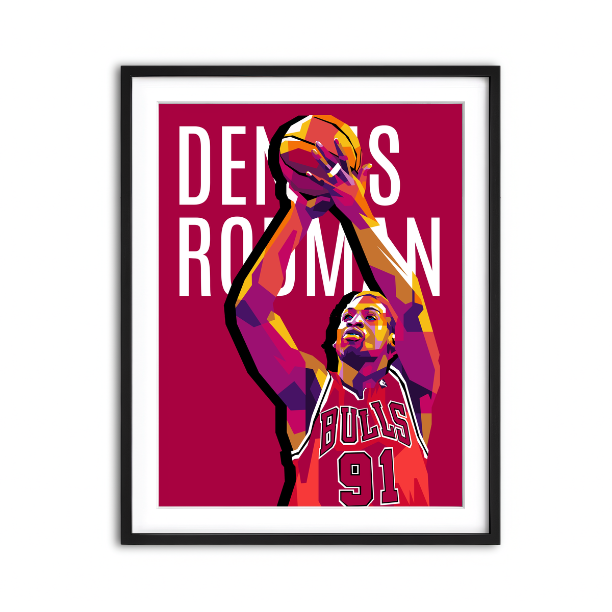 Framed Print 3x4 Black