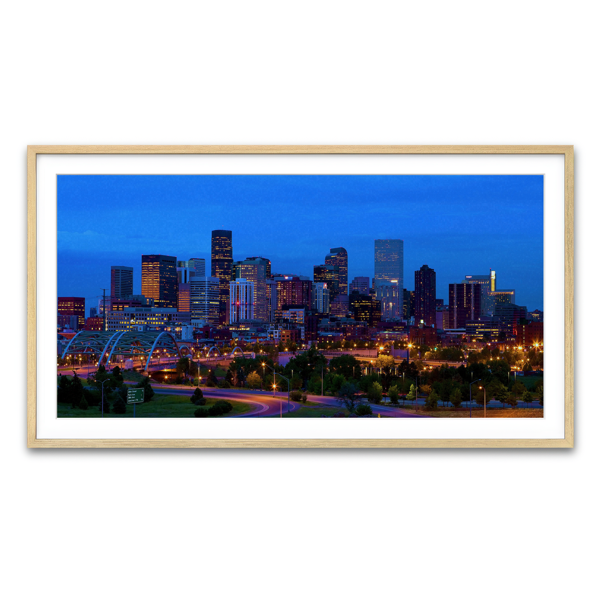 Framed Print 2x1 Natural