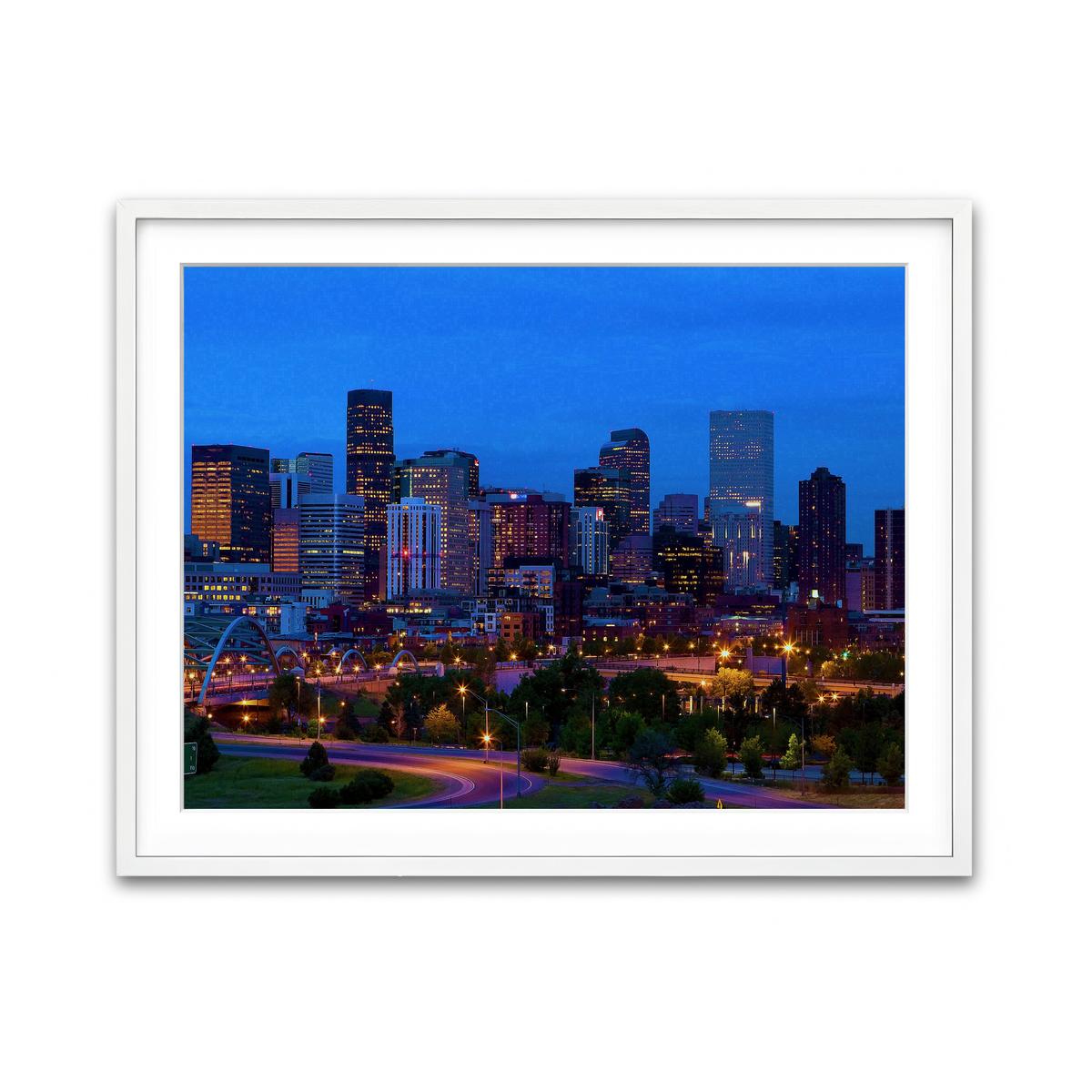 Framed Print 4x3 White