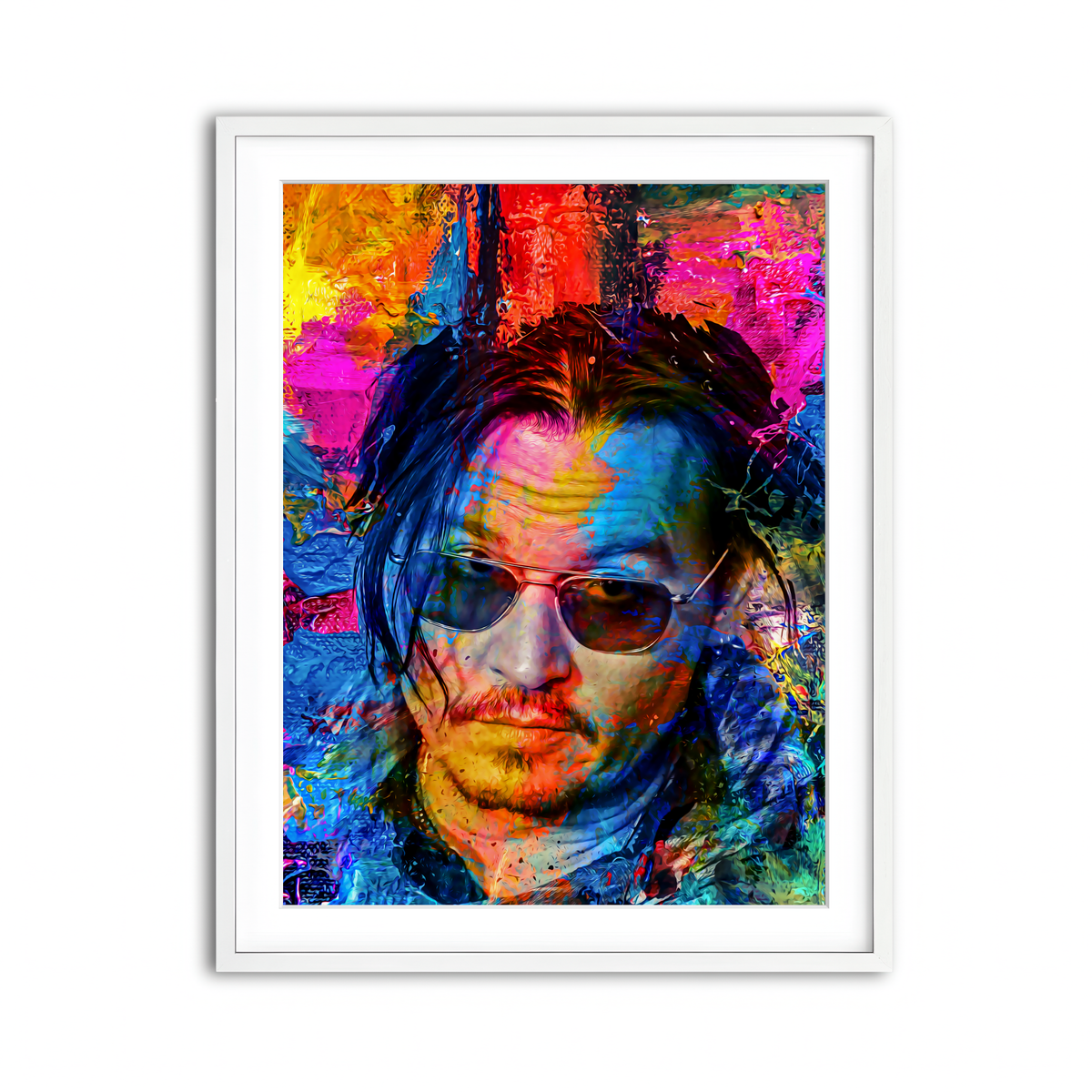 Framed Print 3x4 White