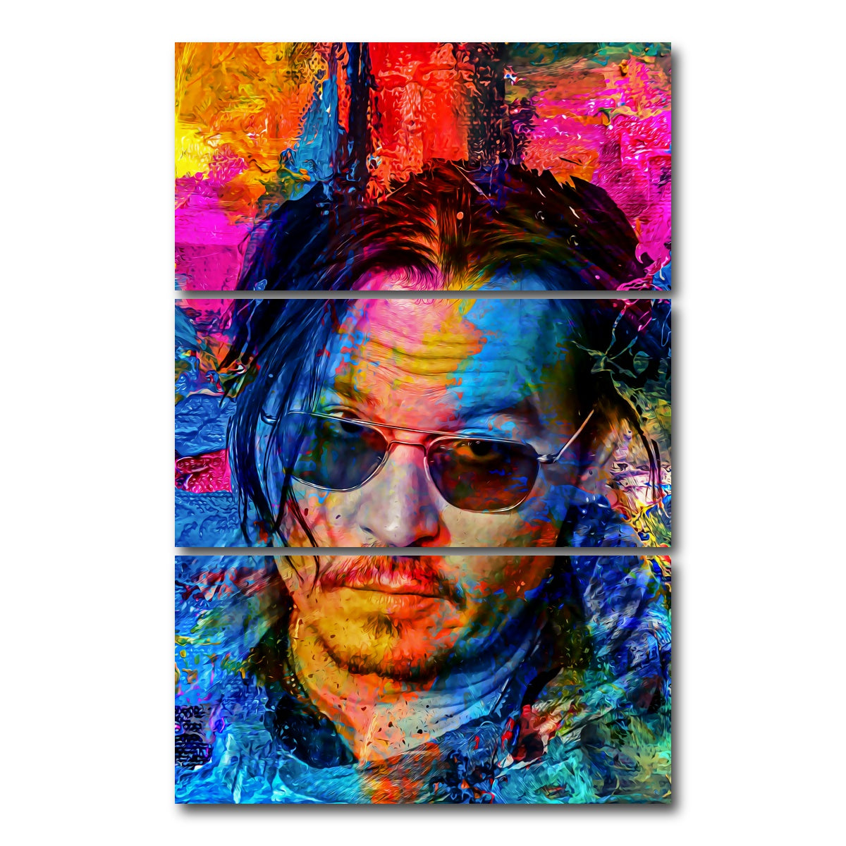 AUTO-MOCKUP WHITE | Depp | 3 Piece | Gallery Wrap Canvas | group=12x24_stacked