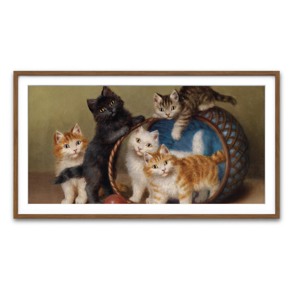 Framed Print 2x1 Walnut