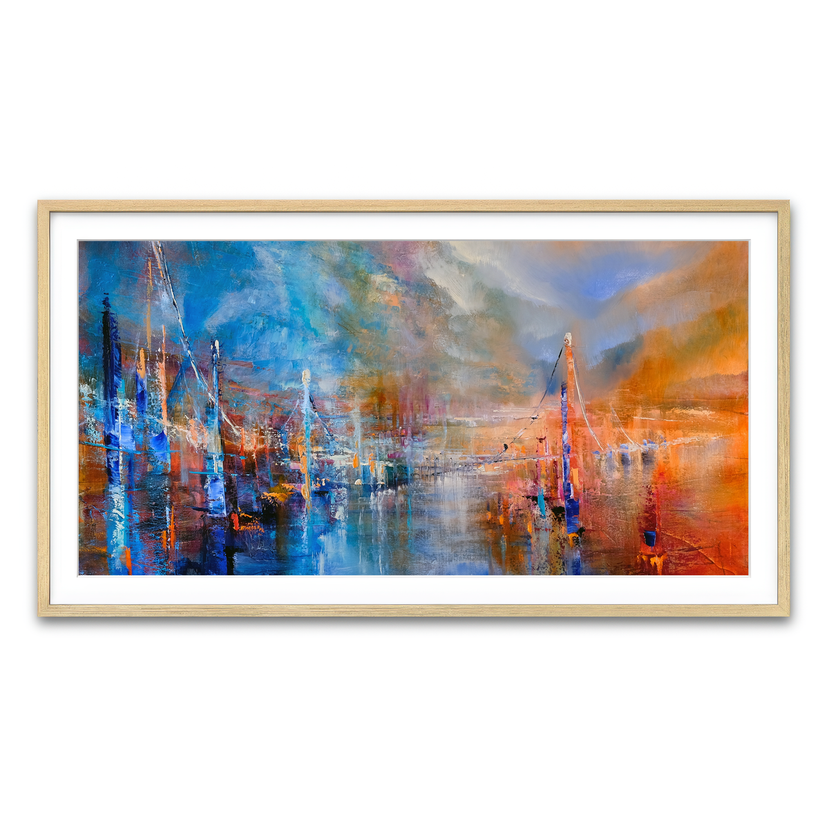 Framed Print 2x1 Natural