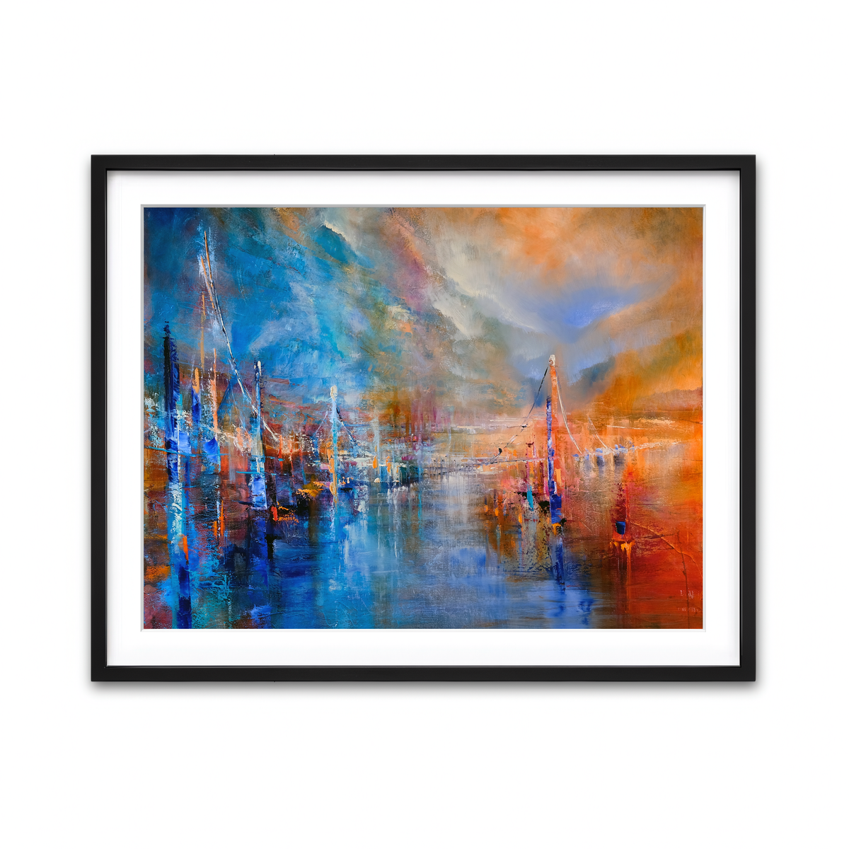 Framed Print 4x3 Black