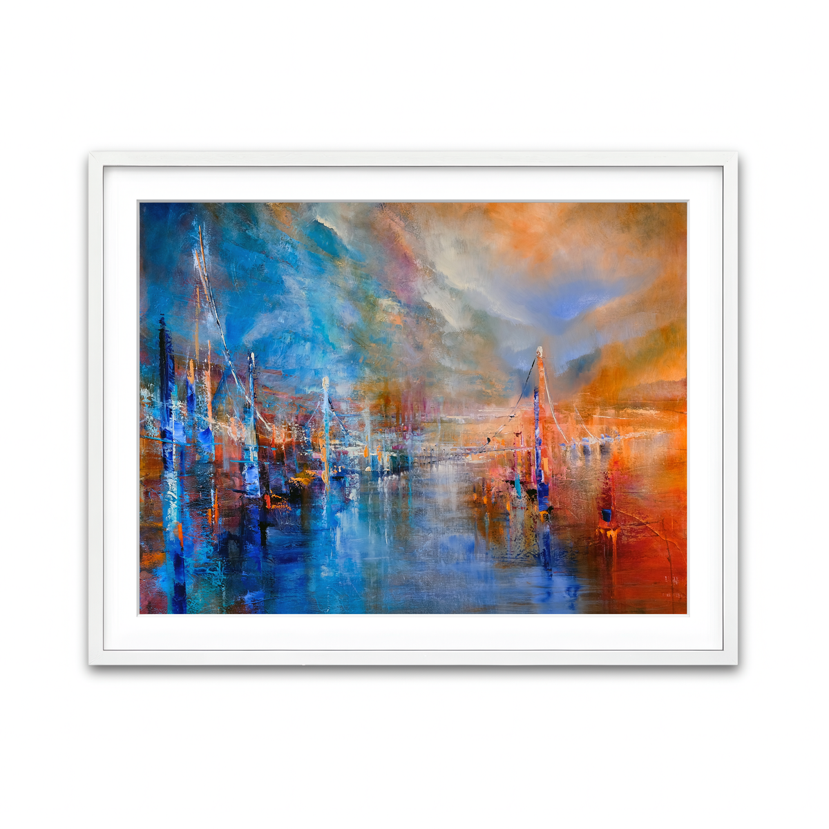 Framed Print 4x3 White