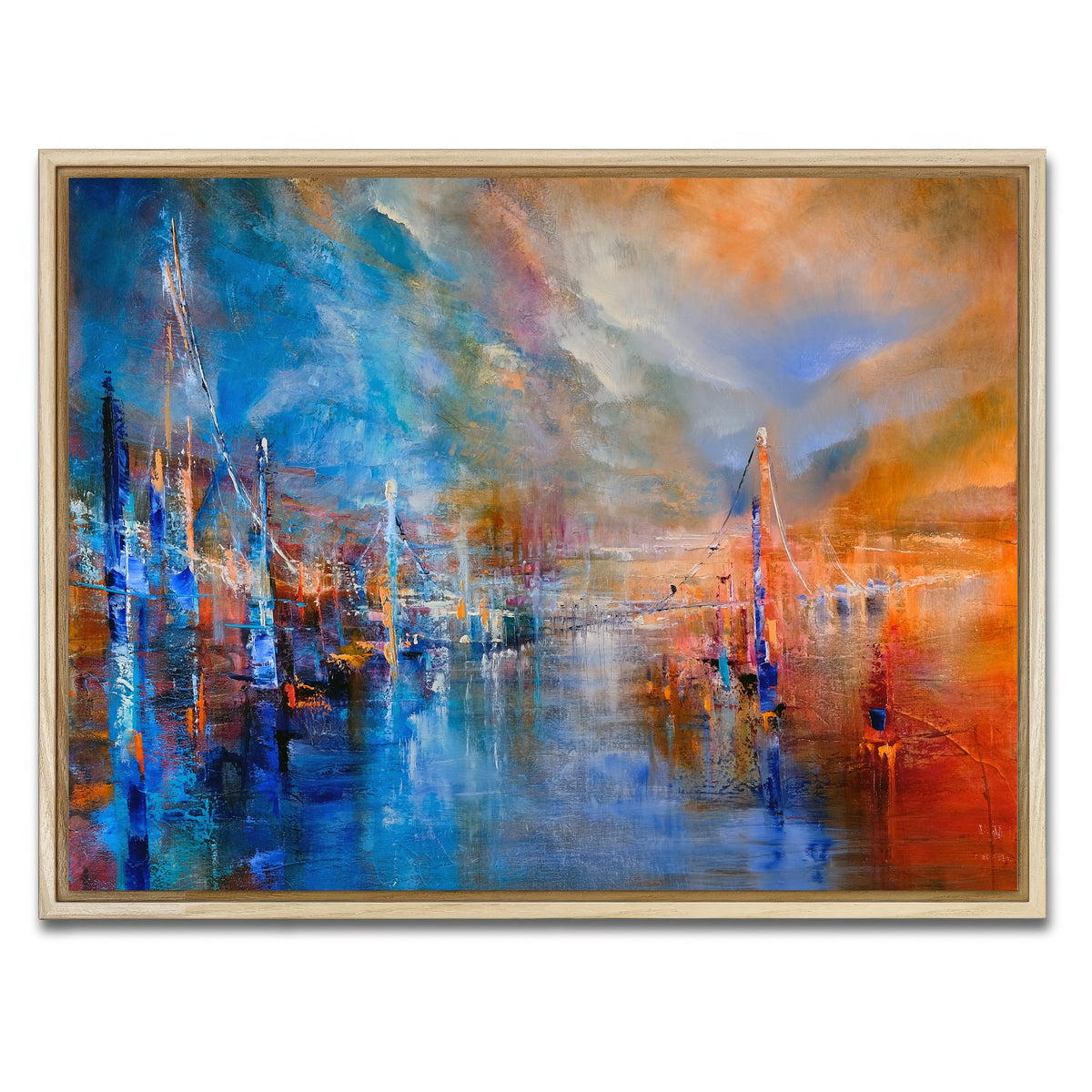 AUTO-MOCKUP WHITE | Der Weg | 1 Piece | Natural Framed Canvas | group=4x3