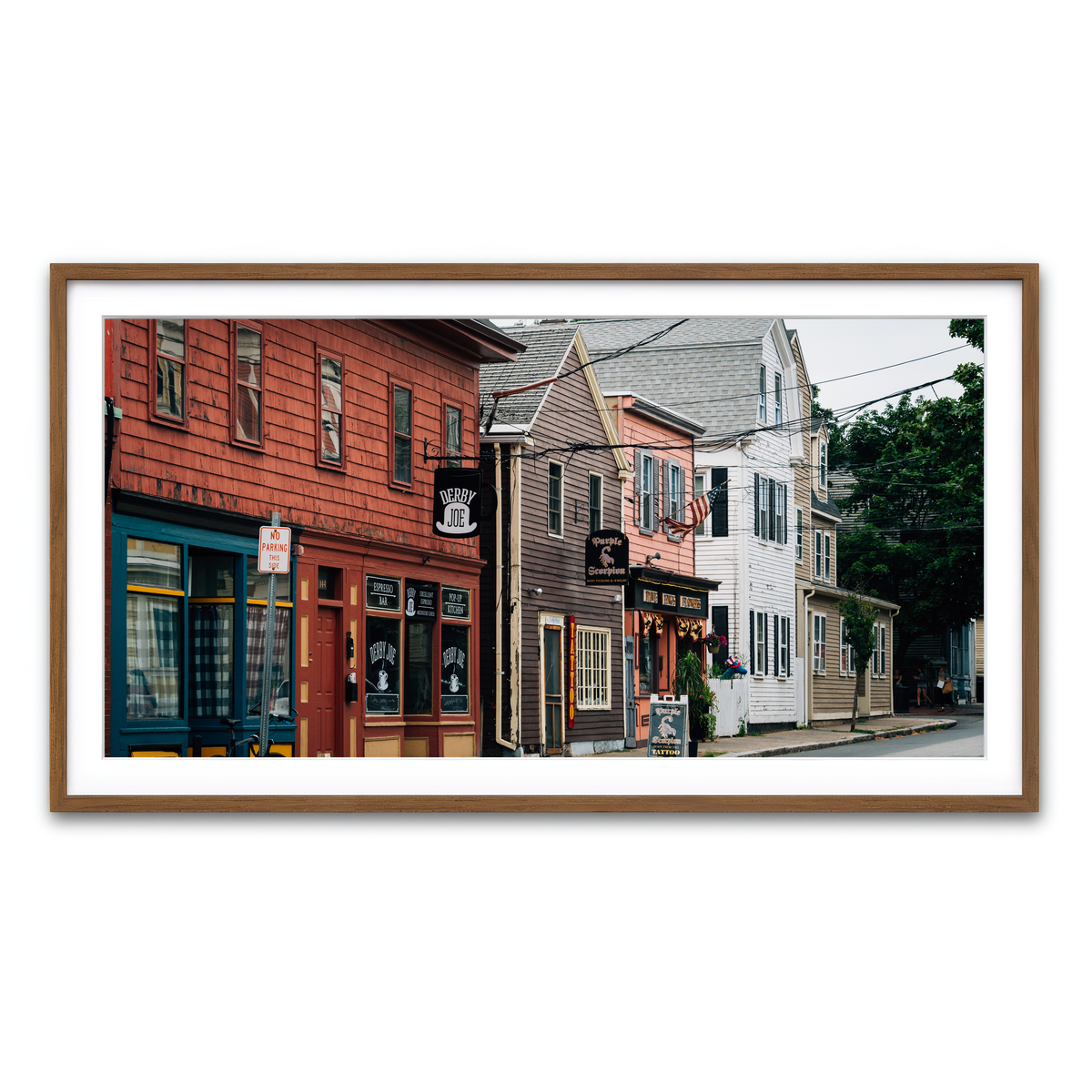 Framed Print 2x1 Walnut