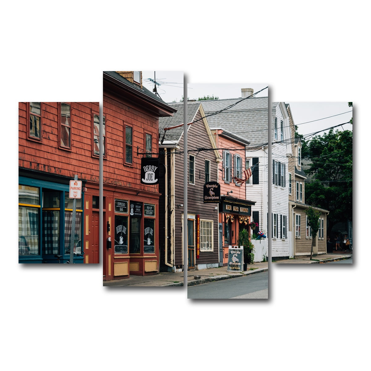 AUTO-MOCKUP WHITE | Derby Street - Salem | 4 Piece | Gallery Wrap Canvas | group=4_short
