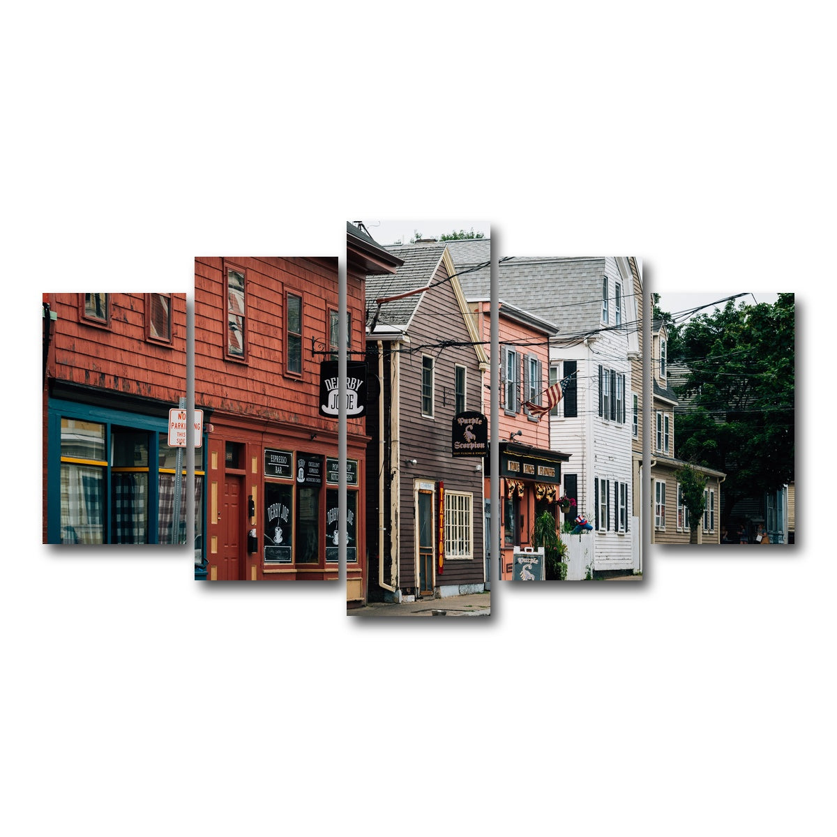 AUTO-MOCKUP WHITE | Derby Street - Salem | 5 Piece | Gallery Wrap Canvas | group=5_normal