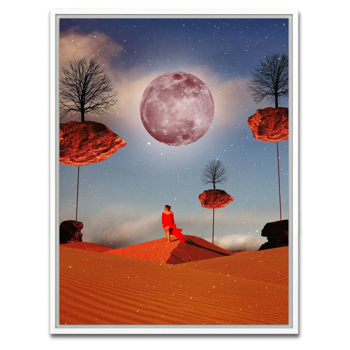 AUTO-MOCKUP WHITE | Desert | 1 Piece | White Framed Canvas | group=3x4