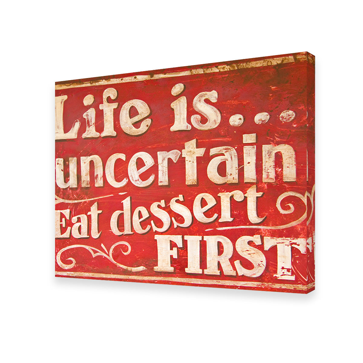 Dessert First Wall Art