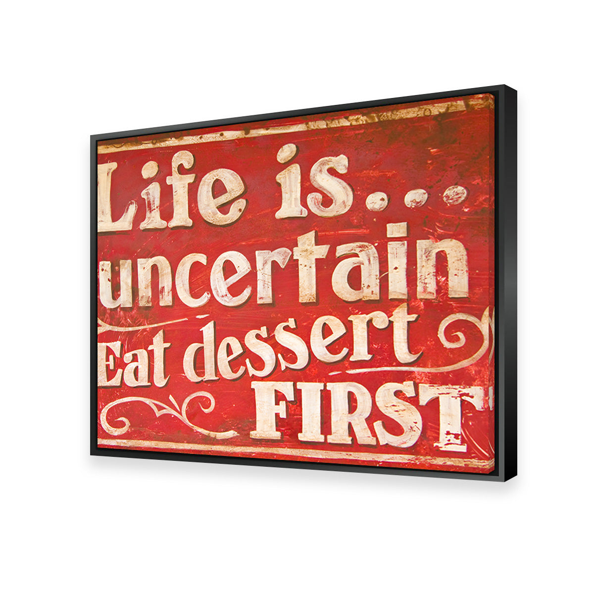 Dessert First Wall Art