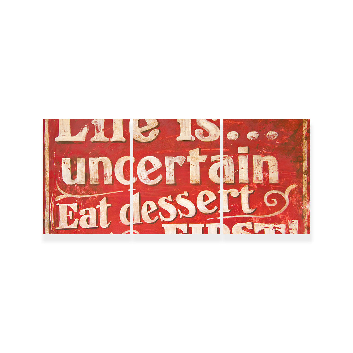Dessert First Wall Art