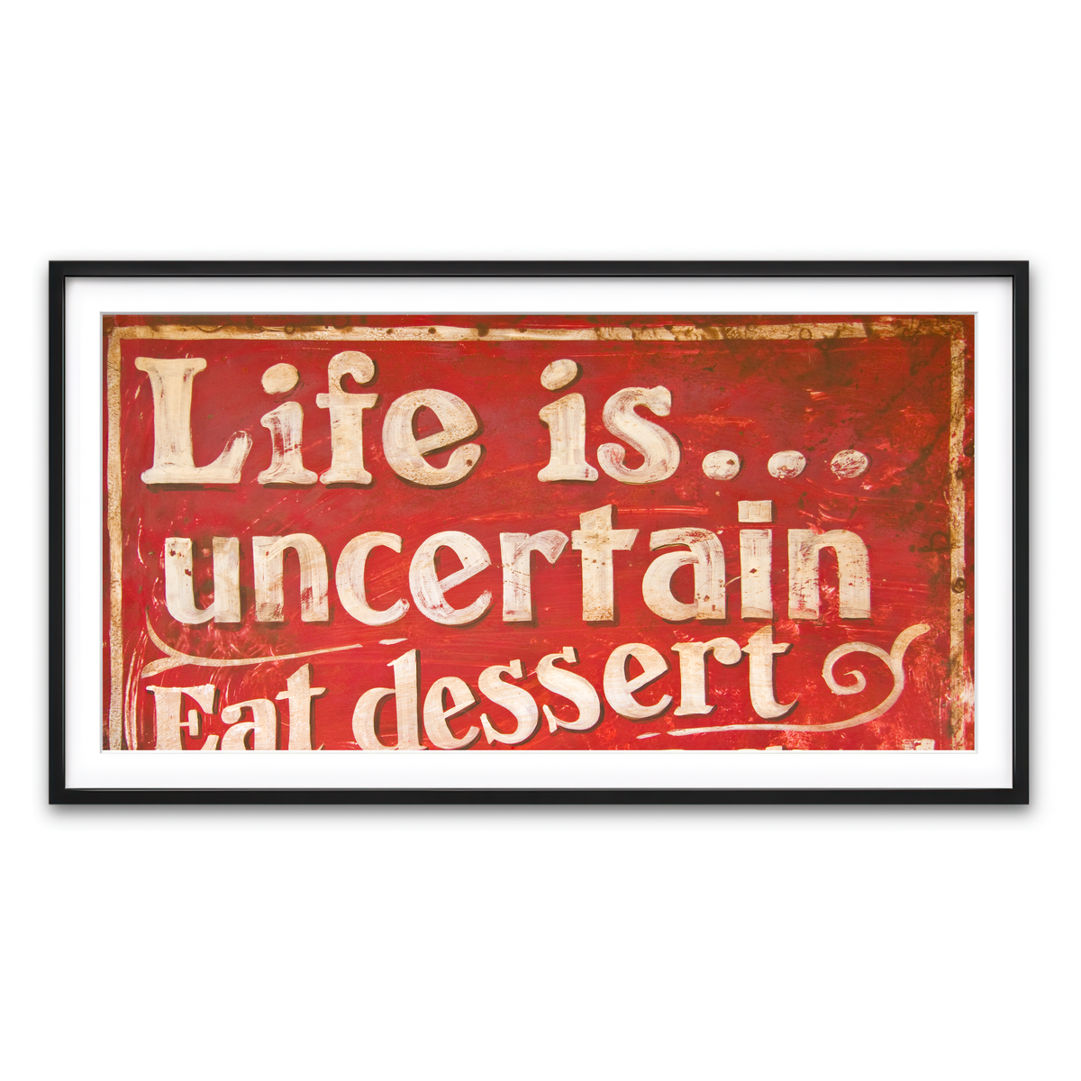 Framed Print 2x1 Black