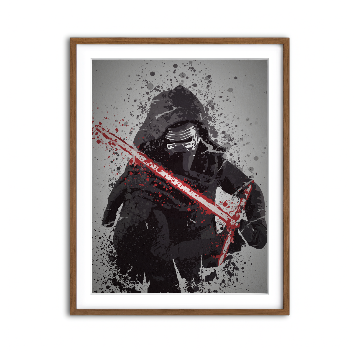 Framed Print 3x4 Walnut