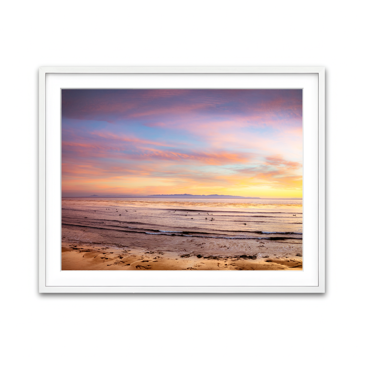 Framed Print 4x3 White