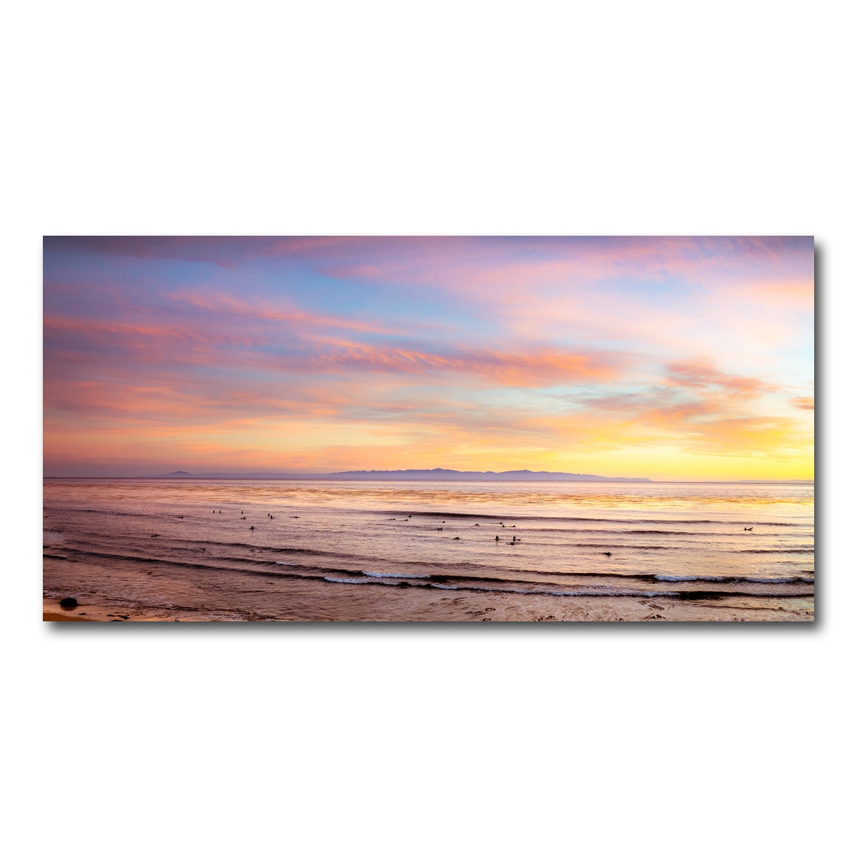 AUTO-MOCKUP WHITE | Devereux Sunset | 1 Piece | Gallery Wrap Canvas | group=2x1