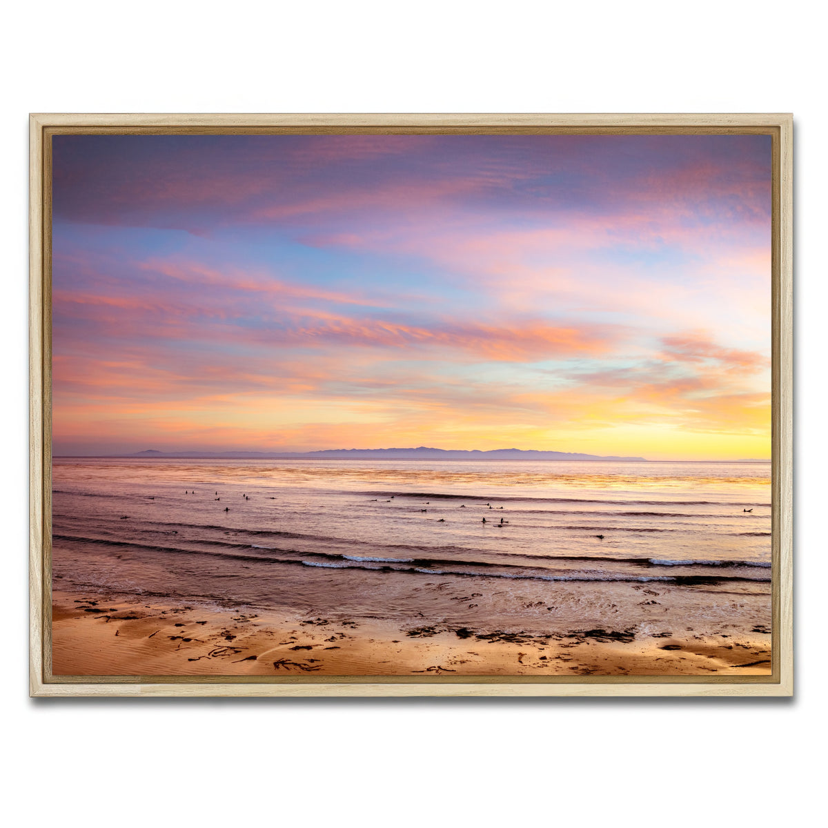 AUTO-MOCKUP WHITE | Devereux Sunset | 1 Piece | Natural Framed Canvas | group=4x3