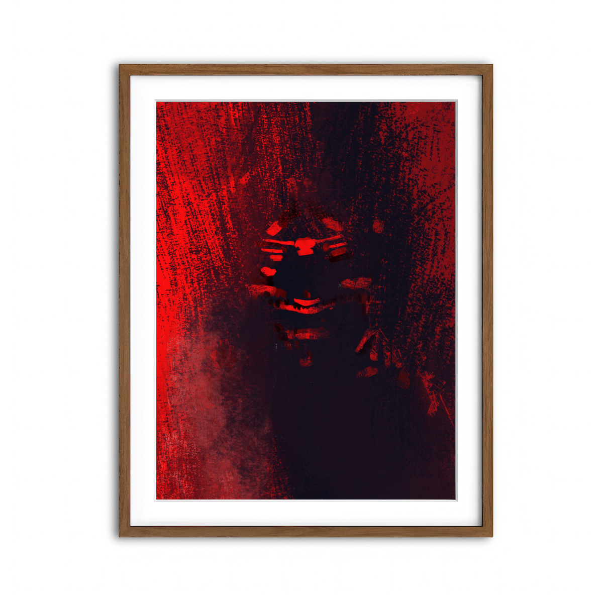 Framed Print 3x4 Walnut