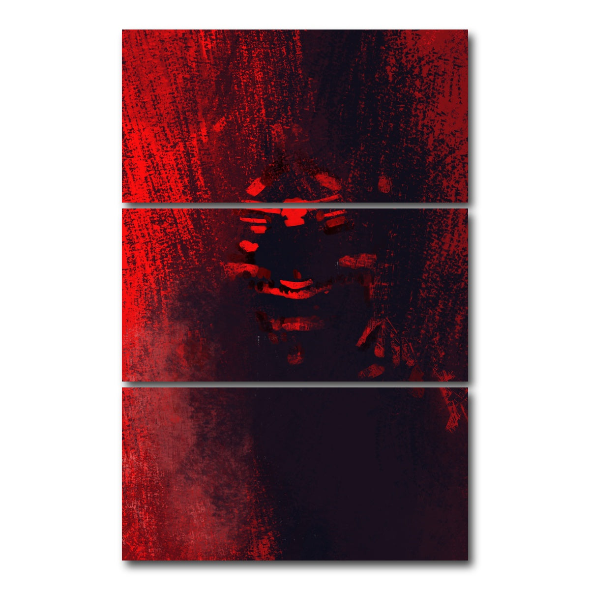 AUTO-MOCKUP WHITE | Devil | 3 Piece | Gallery Wrap Canvas | group=12x24_stacked